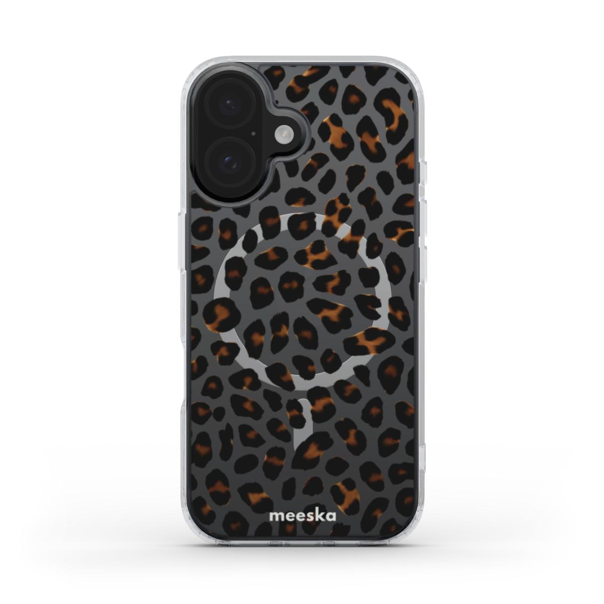 Cheetah MagSafe Clear Phone Case