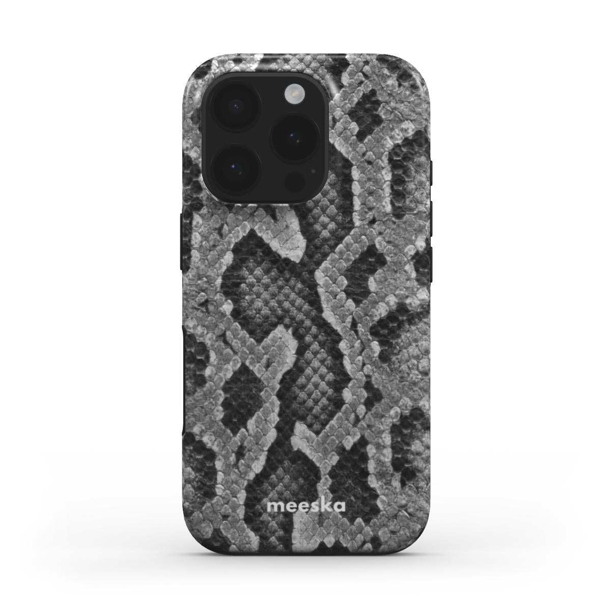 Gray Snake Skin | MagSafe Tough Phone Case