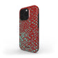 Red and Green Snake Skin | MagSafe Tough Phone Case