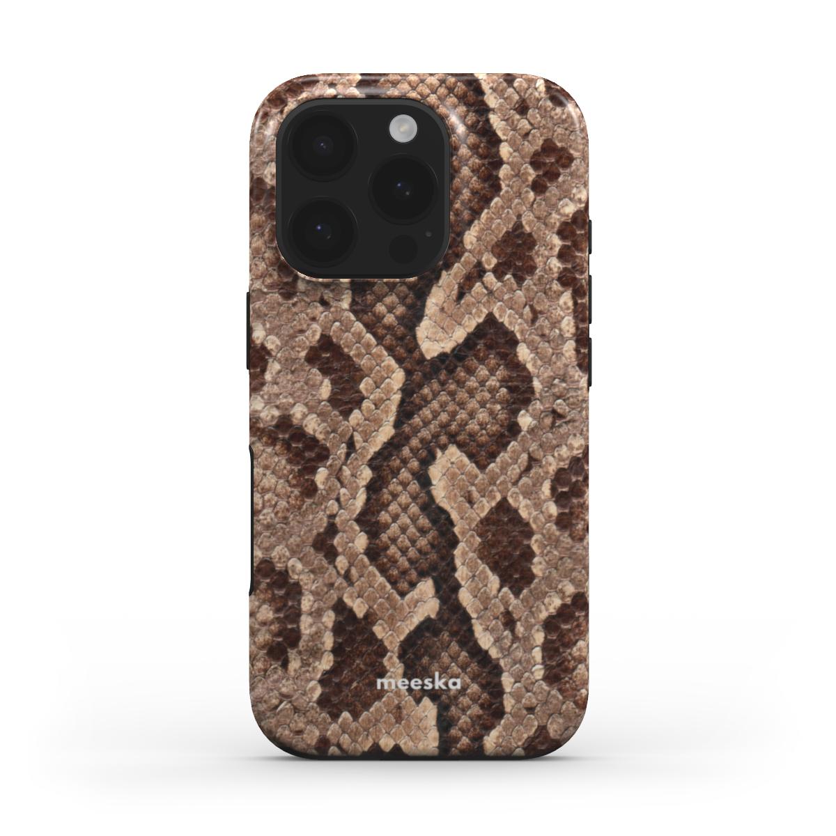 Beige Snake Skin | MagSafe Tough Phone Case