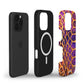 Purple and Yellow Snake Skin | MagSafe Tough Phone Case